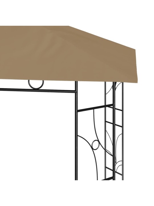 Altán 3 x 3 x 2,7 m taupe 160 g/m²