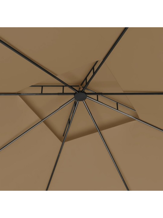 Altán 3 x 3 x 2,7 m taupe 160 g/m²