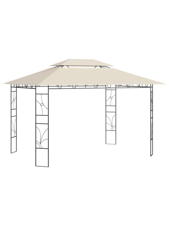 Altán 4 x 3 x 2,7 m krémový 160 g/m²