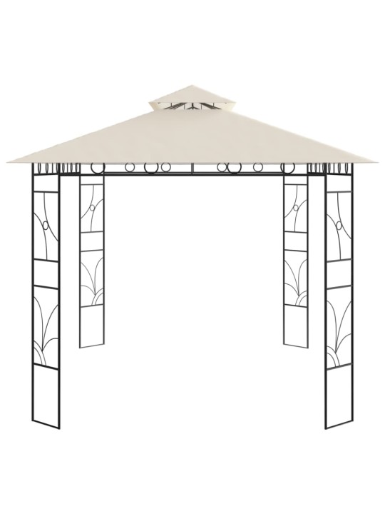 Altán 4 x 3 x 2,7 m krémový 160 g/m²