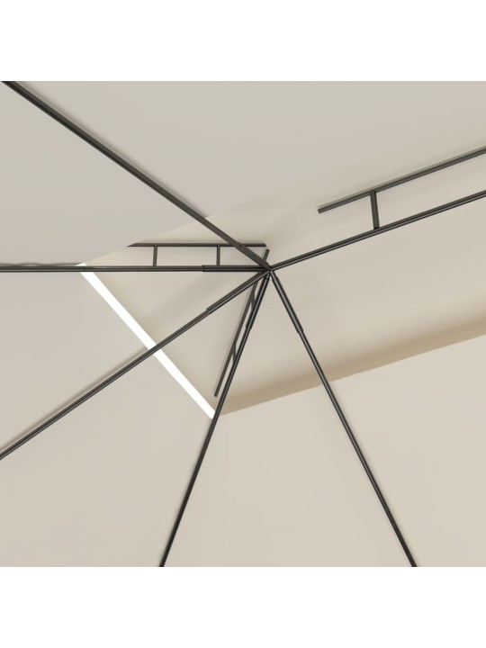 Altán 4 x 3 x 2,7 m krémový 160 g/m²