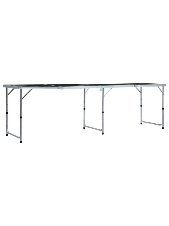 Skládací stůl na beer pong s kelímky a míčky 240 cm