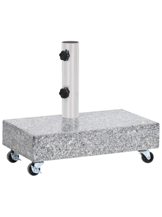 Stojan na slunečník světle šedý 45 x 25 x 8,3 cm žula