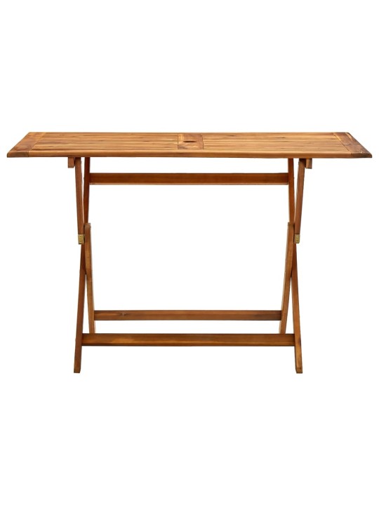 Skládací zahradní stůl 120 x 70 x 75 cm masivní akácie