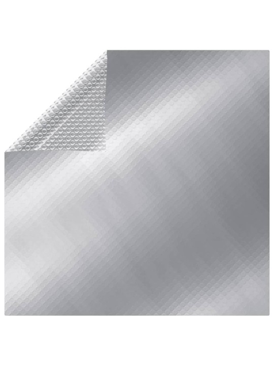 Krycí plachta na bazén stříbrná 300 x 200 cm PE