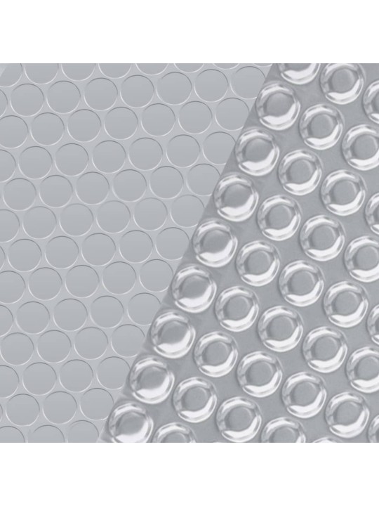 Krycí plachta na bazén stříbrná 300 x 200 cm PE