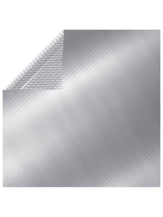 Obdélníkový kryt na bazén 1000 x 600 cm PE stříbrný