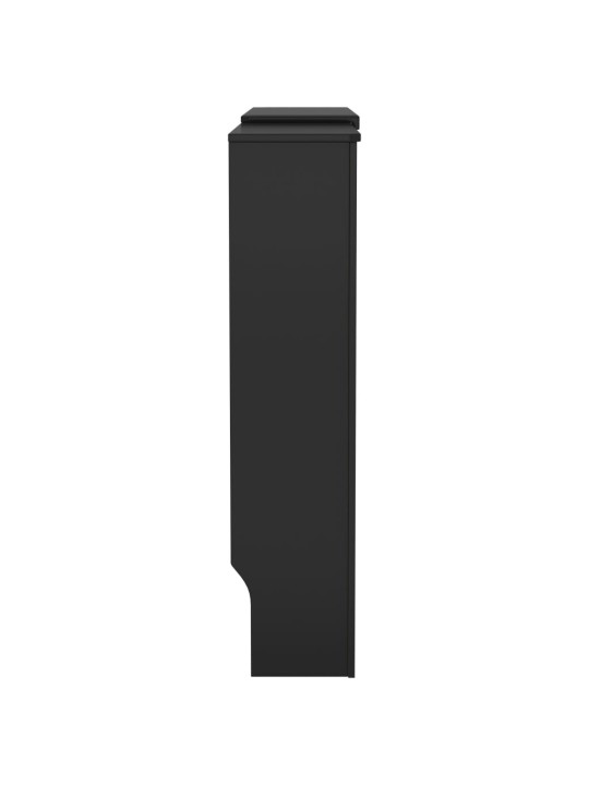 Kryt na radiátor MDF černý 205 cm