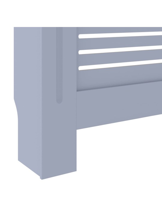 Kryt na radiátor MDF šedý 205 cm