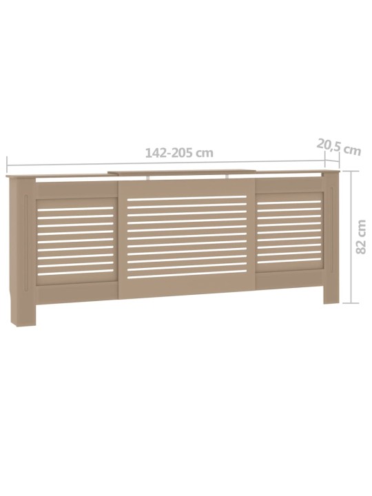 Kryt na radiátor MDF 205 cm