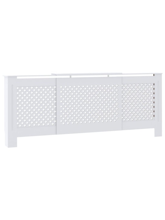 Kryt na radiátor MDF bílý 205 cm