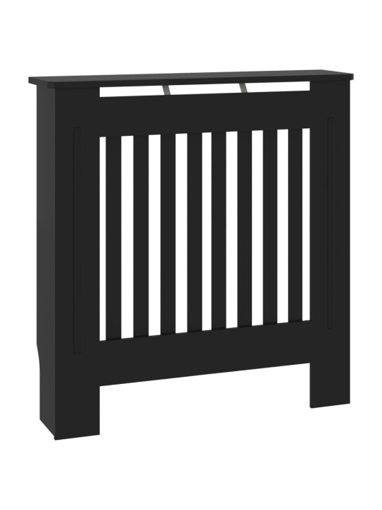 Kryt na radiátor MDF černý 78 cm