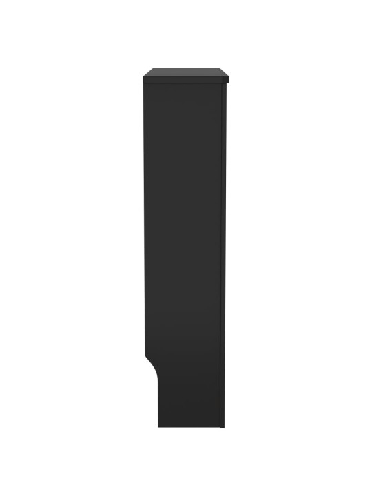 Kryt na radiátor MDF černý 78 cm