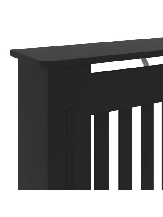 Kryt na radiátor MDF černý 78 cm
