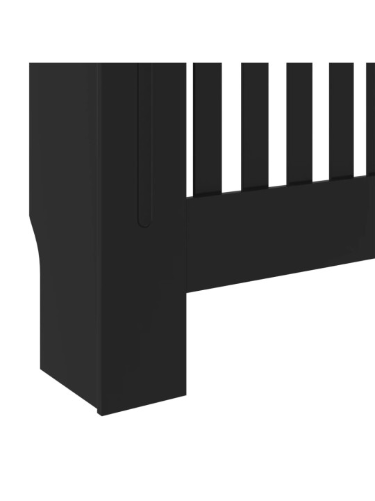 Kryt na radiátor MDF černý 78 cm