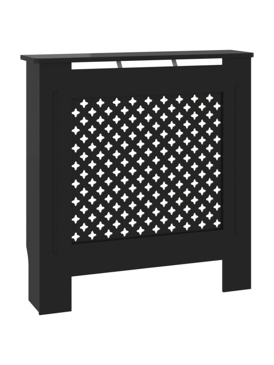 Kryt na radiátor MDF černý 78 cm