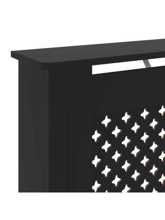 Kryt na radiátor MDF černý 78 cm