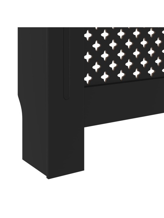 Kryt na radiátor MDF černý 78 cm