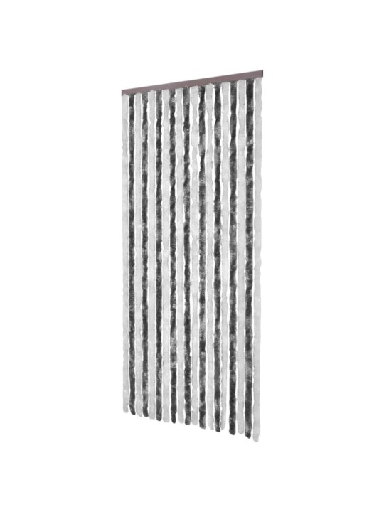 Závěs proti hmyzu šedobílý 56 x 200 cm Chenille
