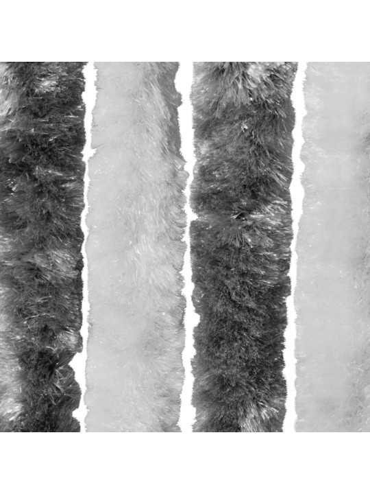 Závěs proti hmyzu šedobílý 56 x 200 cm Chenille