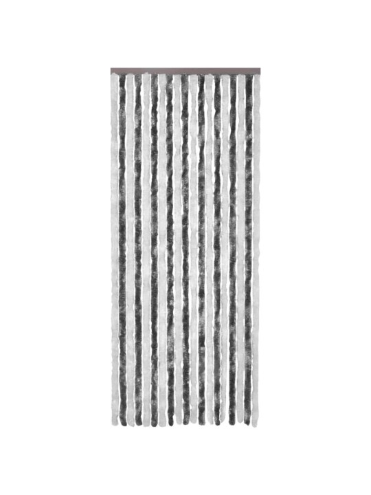 Závěs proti hmyzu šedobílý 90 x 200 cm Chenille