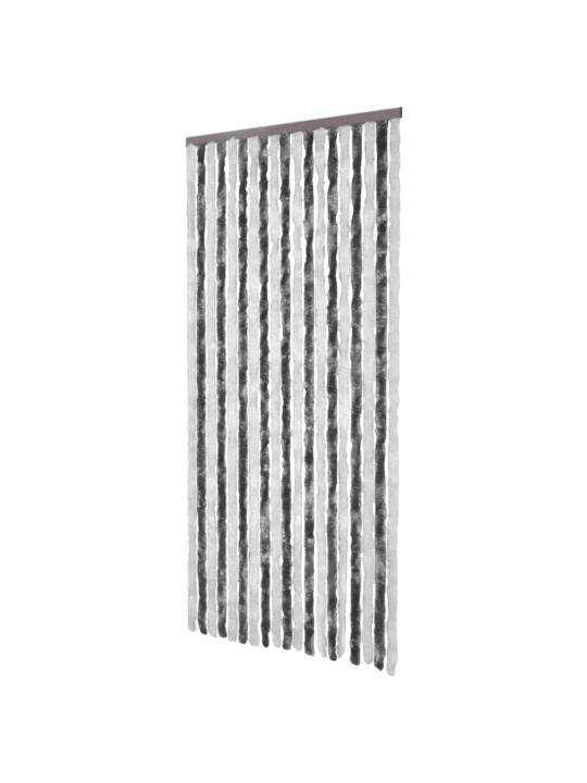 Závěs proti hmyzu šedobílý 90 x 200 cm Chenille