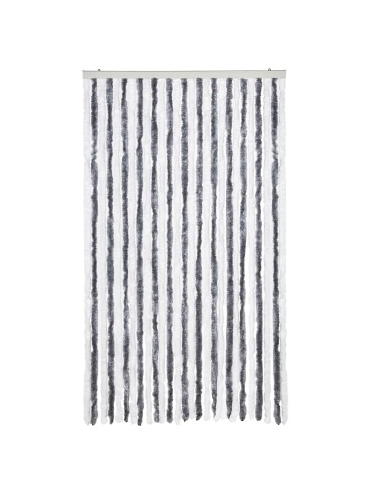Závěs proti hmyzu šedobílý 118 x 220 cm Chenille