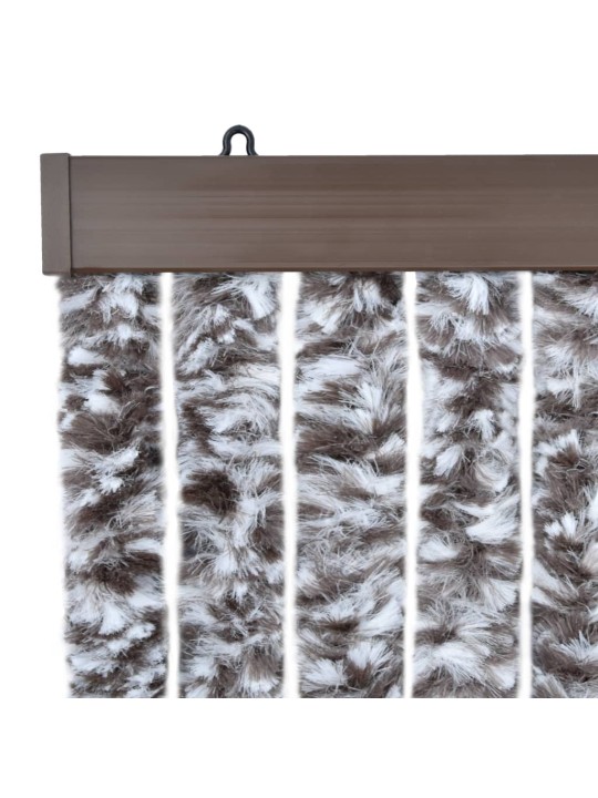Závěs proti hmyzu hnědo-béžový 56 x 200 cm Chenille