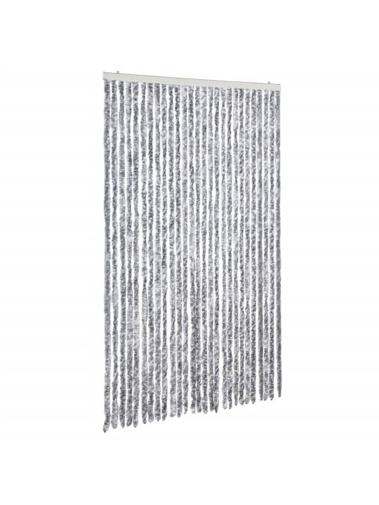 Závěs proti hmyzu bílošedý 118 x 220 cm Chenille