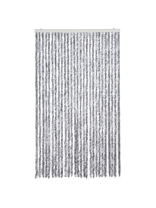 Závěs proti hmyzu bílošedý 118 x 220 cm Chenille