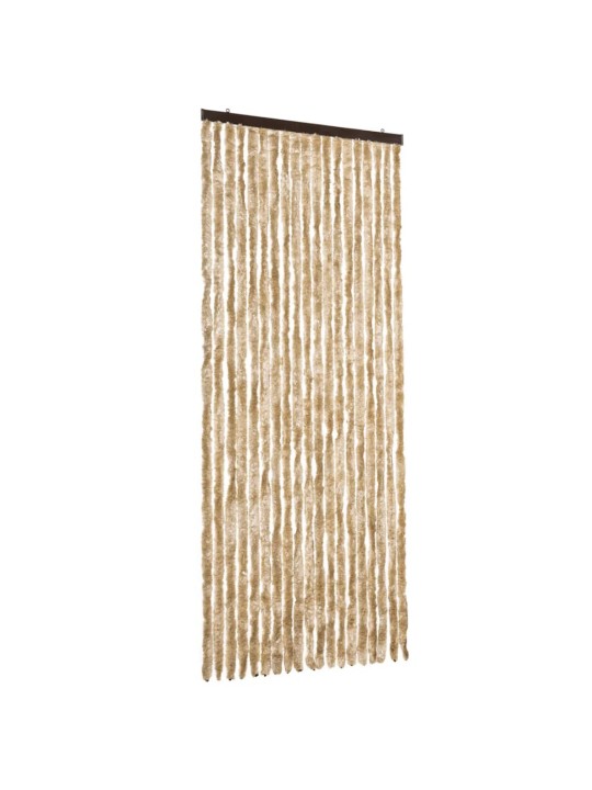 Závěs proti hmyzu béžový 56 x 200 cm Chenille