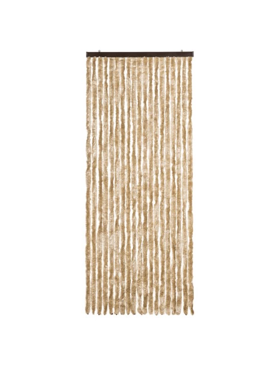 Závěs proti hmyzu béžový 56 x 200 cm Chenille