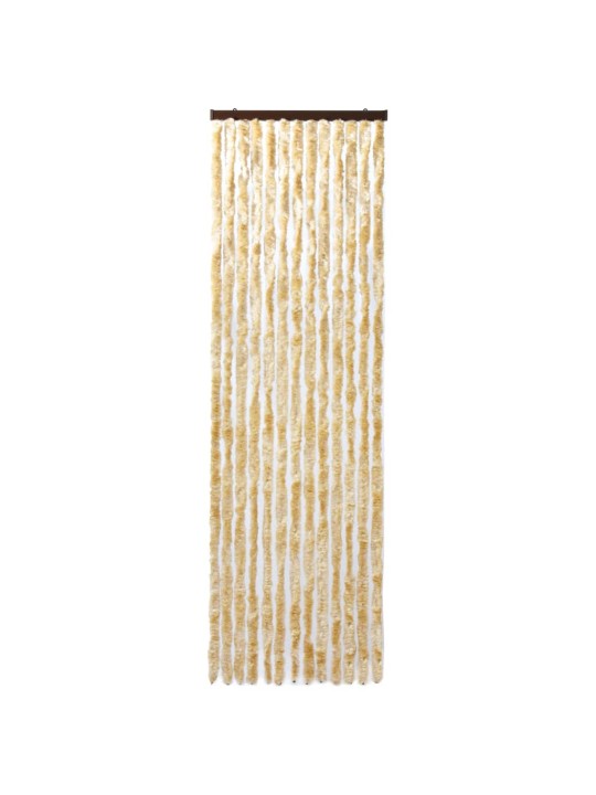 Závěs proti hmyzu béžový 90 x 200 cm Chenille