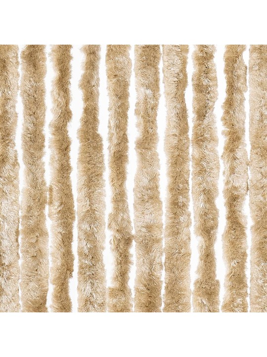 Závěs proti hmyzu béžový 118 x 220 cm chenille