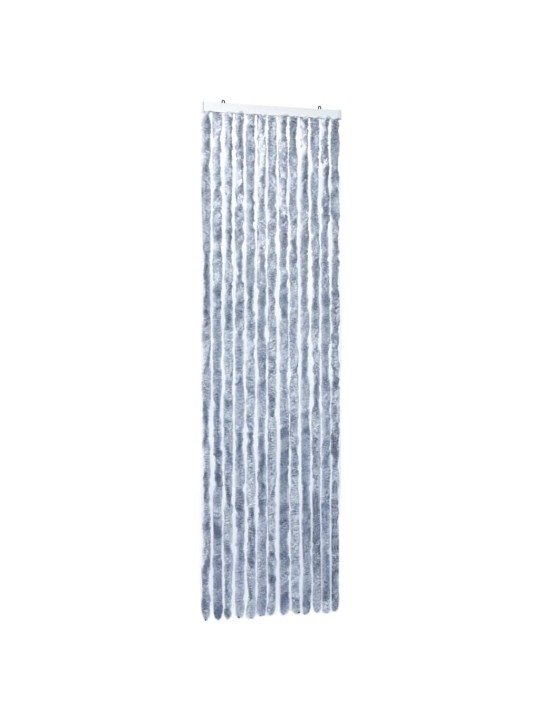 Závěs proti hmyzu stříbrný 90 x 200 cm Chenille