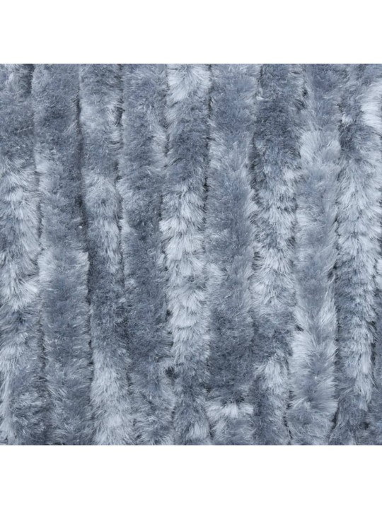 Závěs proti hmyzu stříbrný 90 x 200 cm Chenille