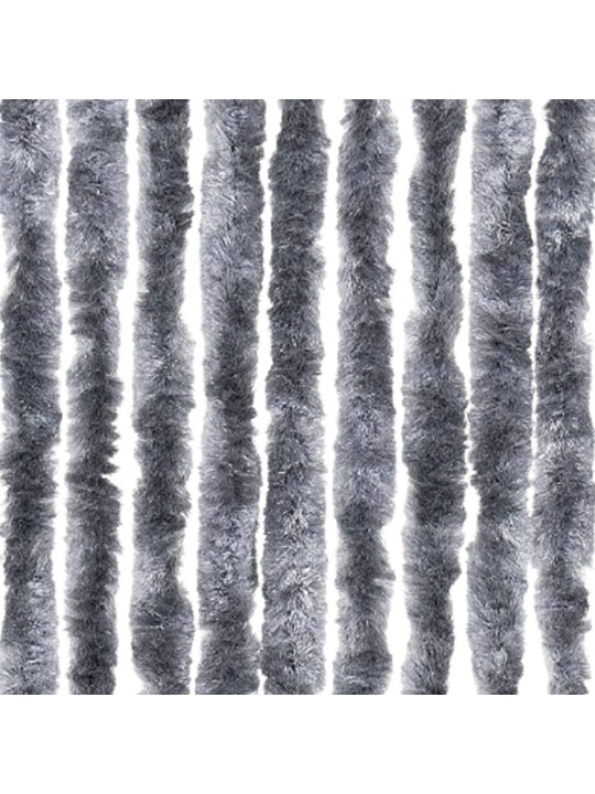 Závěs proti hmyzu stříbrný 118 x 220 cm Chenille