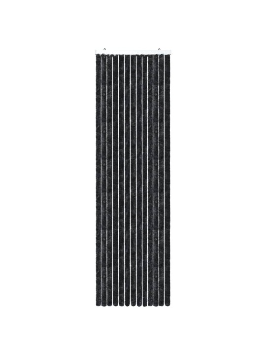 Závěs proti hmyzu antracitový 90 x 200 cm Chenille
