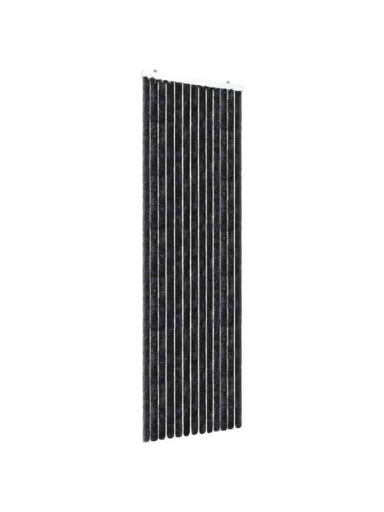 Závěs proti hmyzu antracitový 90 x 200 cm Chenille