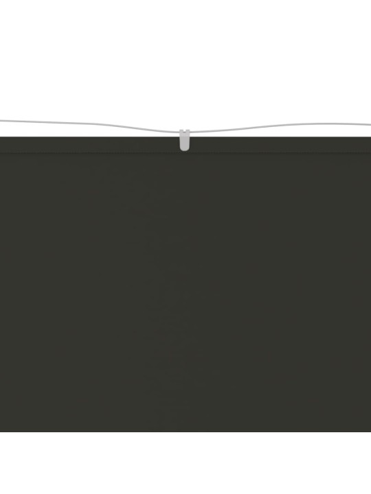Vertikální markýza antracitová 180 x 800 cm oxfordská látka