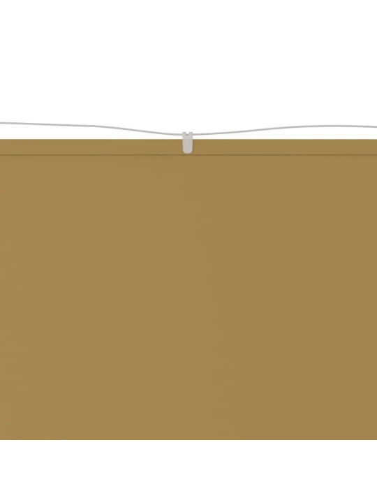 Vertikální markýza béžová 140 x 600 cm oxfordská látka