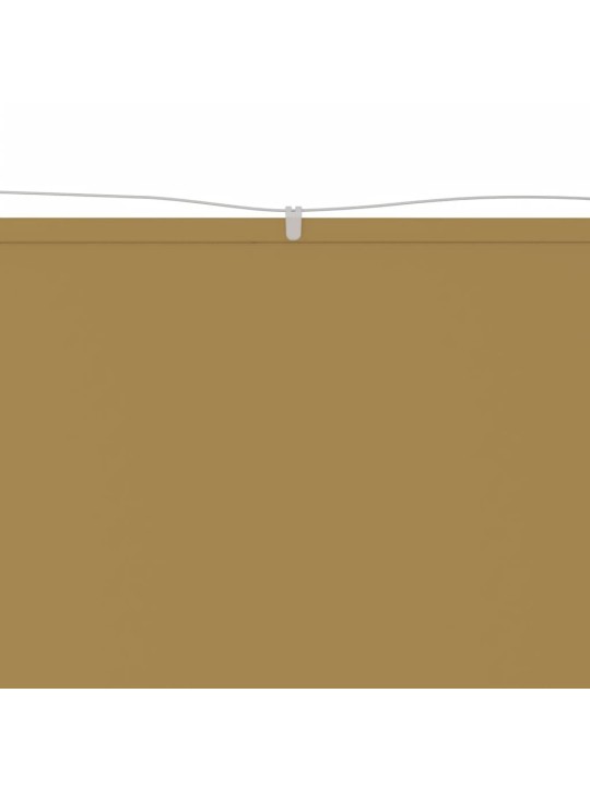 Vertikální markýza béžová 140 x 800 cm oxfordská látka