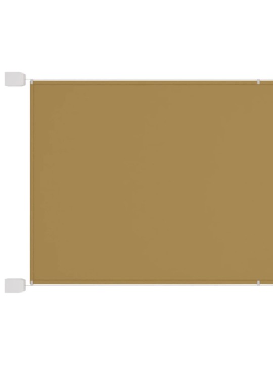 Vertikální markýza béžová 180 x 800 cm oxfordská látka