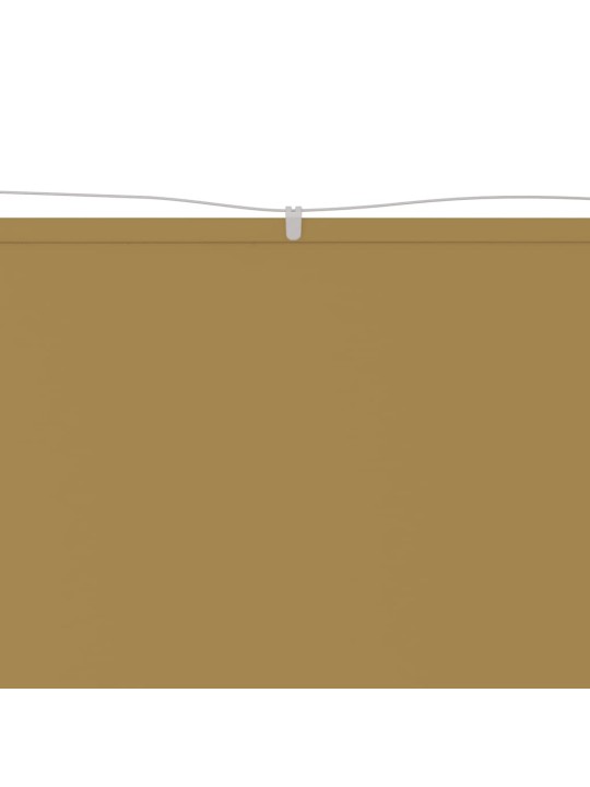 Vertikální markýza béžová 300 x 360 cm oxfordská látka