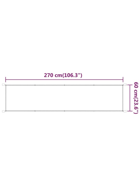 Vertikální markýza světle zelená 60 x 270 cm oxfordská látka