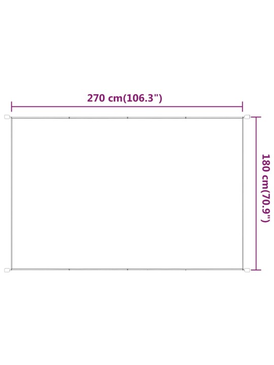 Vertikální markýza světle zelená 180 x 270 cm oxfordská látka