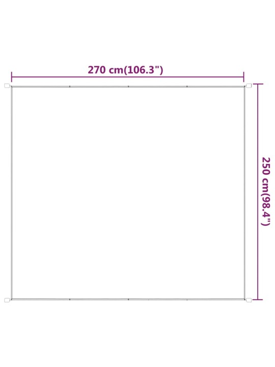 Vertikální markýza světle zelená 250 x 270 cm oxfordská látka