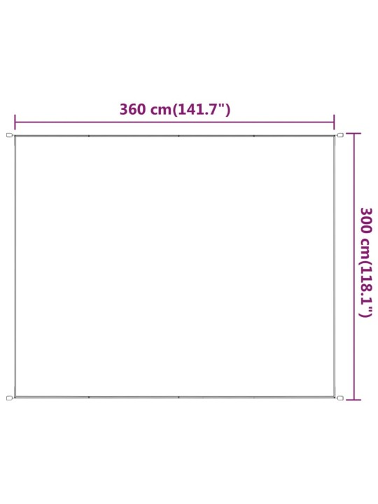 Vertikální markýza světle zelená 300 x 360 cm oxfordská látka