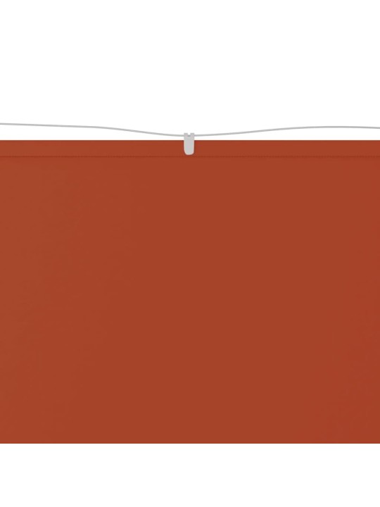 Vertikální markýza terakotová 140 x 420 cm oxfordská látka