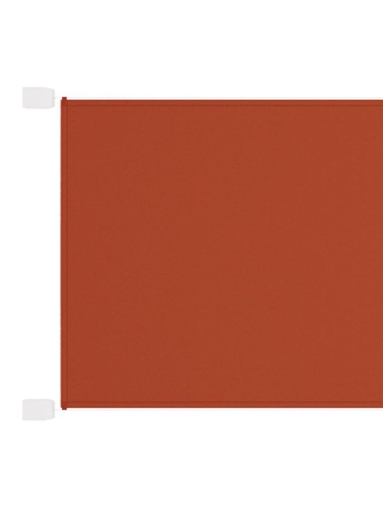 Vertikální markýza terakotová 180 x 800 cm oxfordská látka